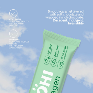 Caramel & Milk Chocolate Collagen Bars (x12)