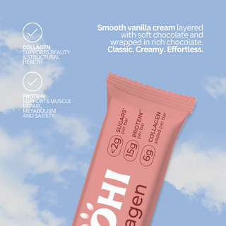 Vanilla & Milk Chocolate Collagen Bars (x12)